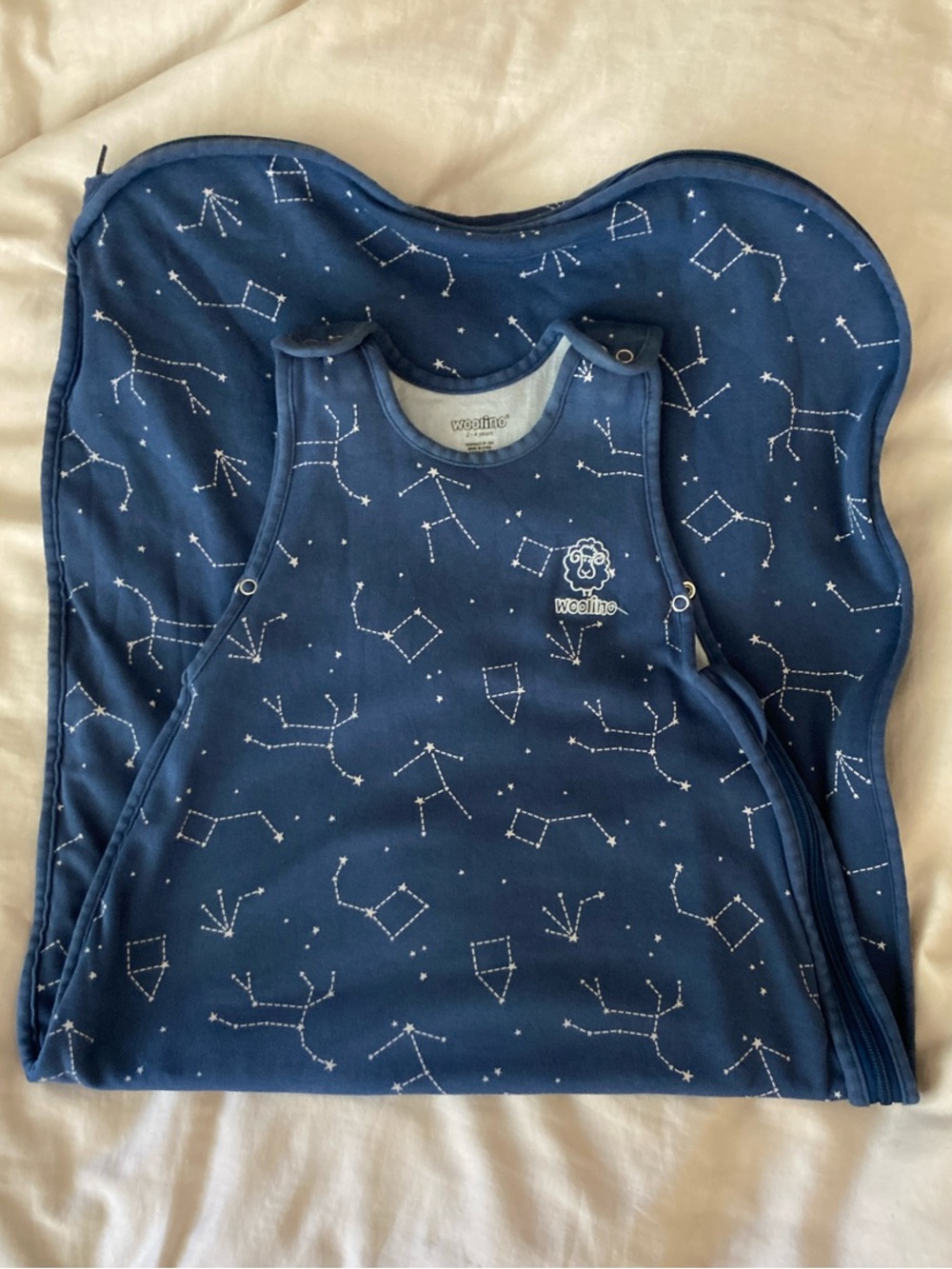 WeeCare Navy Constellation Sleep Sack for Kids